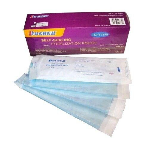 Self sealing sterilisation Bags