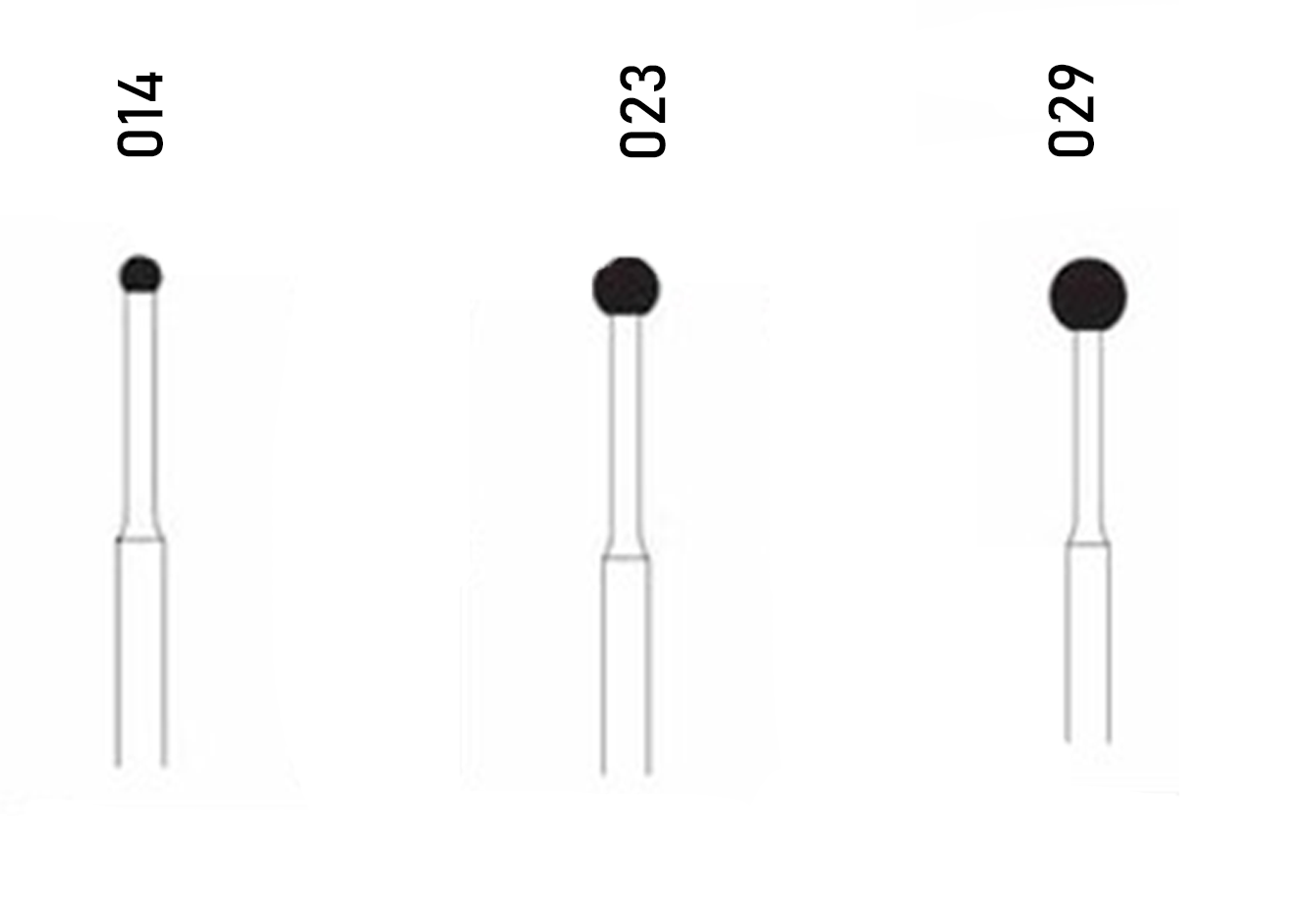 801L - Long Round Diamond Bur