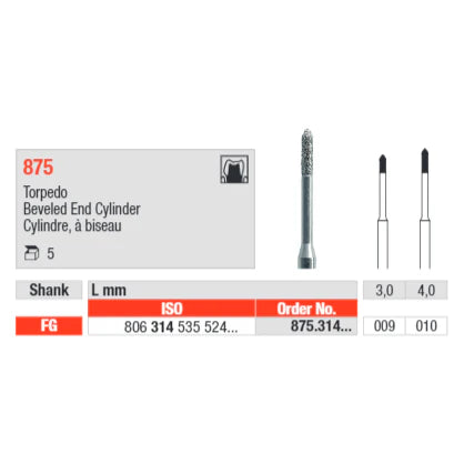 875 - diamond bur