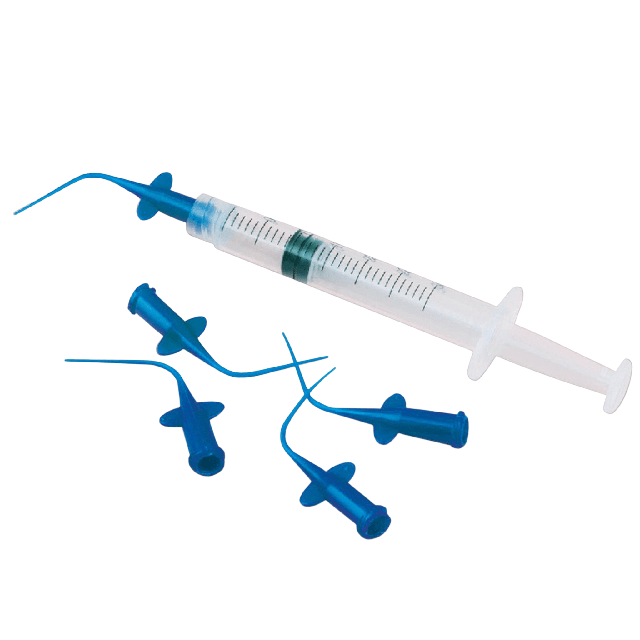 EZ-Flow pre bent tips blue