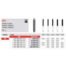 879 - Cylindrical Torpedo Diamond Bur